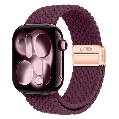 Tech-Protect NylonMag Band for Apple Watch 40 / 41 / 42 mm - burgundy_0