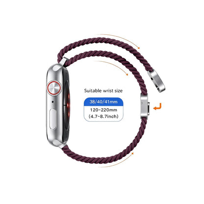 Tech-Protect NylonMag Band for Apple Watch 40 / 41 / 42 mm - burgundy_3