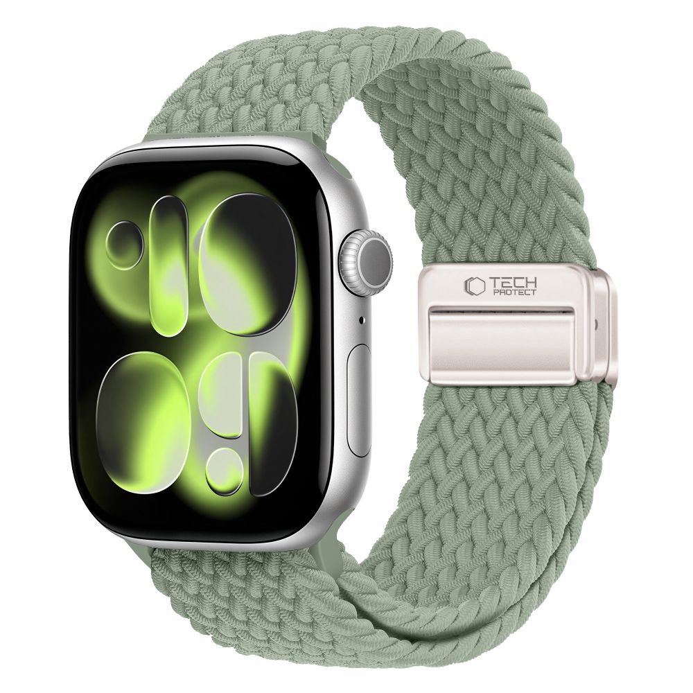 Tech-Protect NylonMag Band for Apple Watch 40 / 41 / 42 mm - light green_0