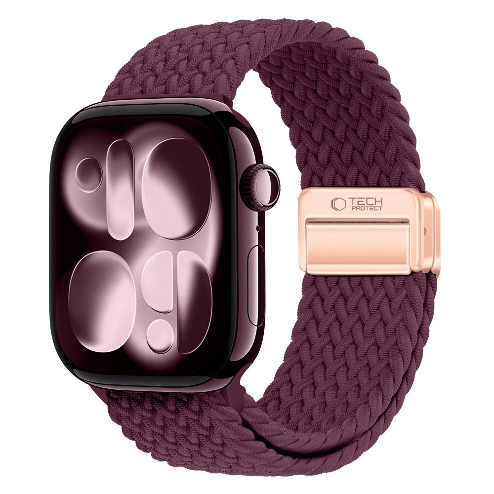Tech-Protect NylonMag Band for Apple Watch 44 / 45 / 46 / 49 mm - burgundy_0
