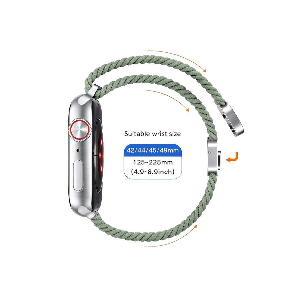 Tech-Protect NylonMag Band for Apple Watch 44 / 45 / 46 / 49 mm - light green_3