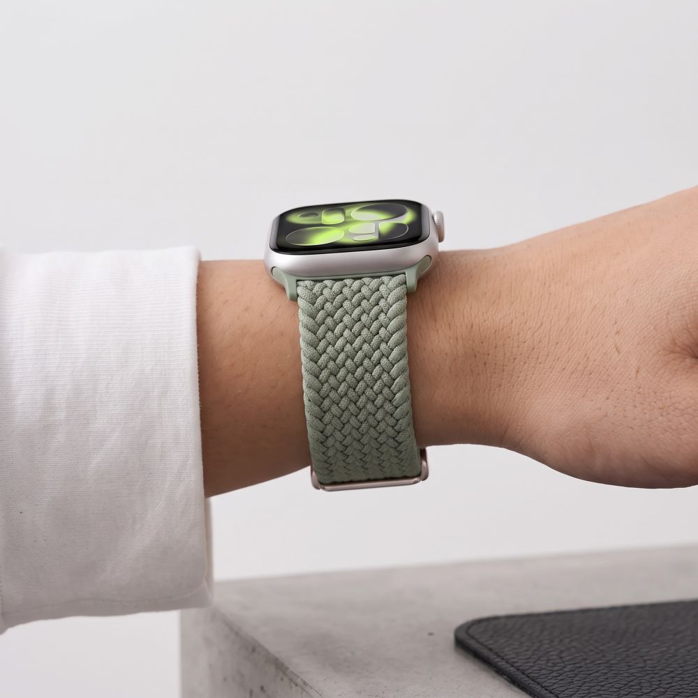 Tech-Protect NylonMag Band for Apple Watch 44 / 45 / 46 / 49 mm - light green_6