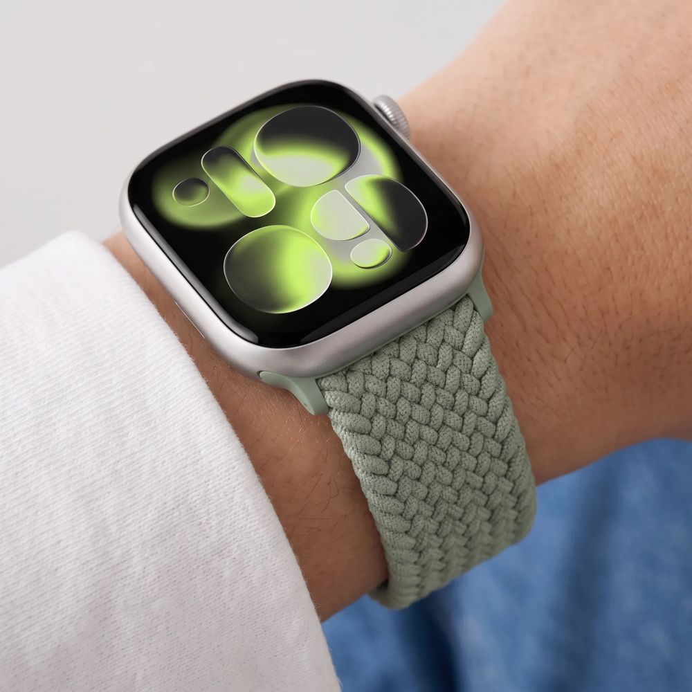 Tech-Protect NylonMag Band for Apple Watch 44 / 45 / 46 / 49 mm - light green_8
