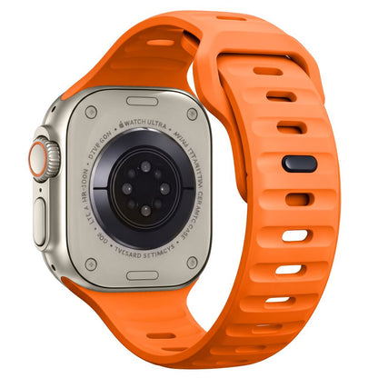 Tech-Protect Silicone Line Strap for Apple Watch 44 / 45 / 46 / 49 mm - Orange_1