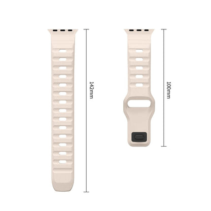 Tech-Protect Silicone Line Strap for Apple Watch 44 / 45 / 46 / 49 mm - Beige_2