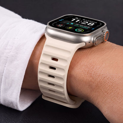 Tech-Protect Silicone Line Strap for Apple Watch 44 / 45 / 46 / 49 mm - Beige_5