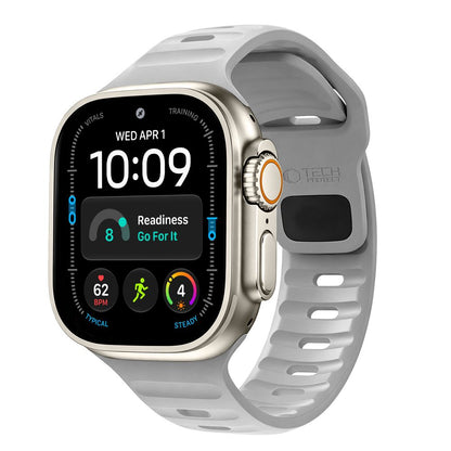 Tech-Protect Silicone Line Strap for Apple Watch 44 / 45 / 46 / 49 mm - Gray_0