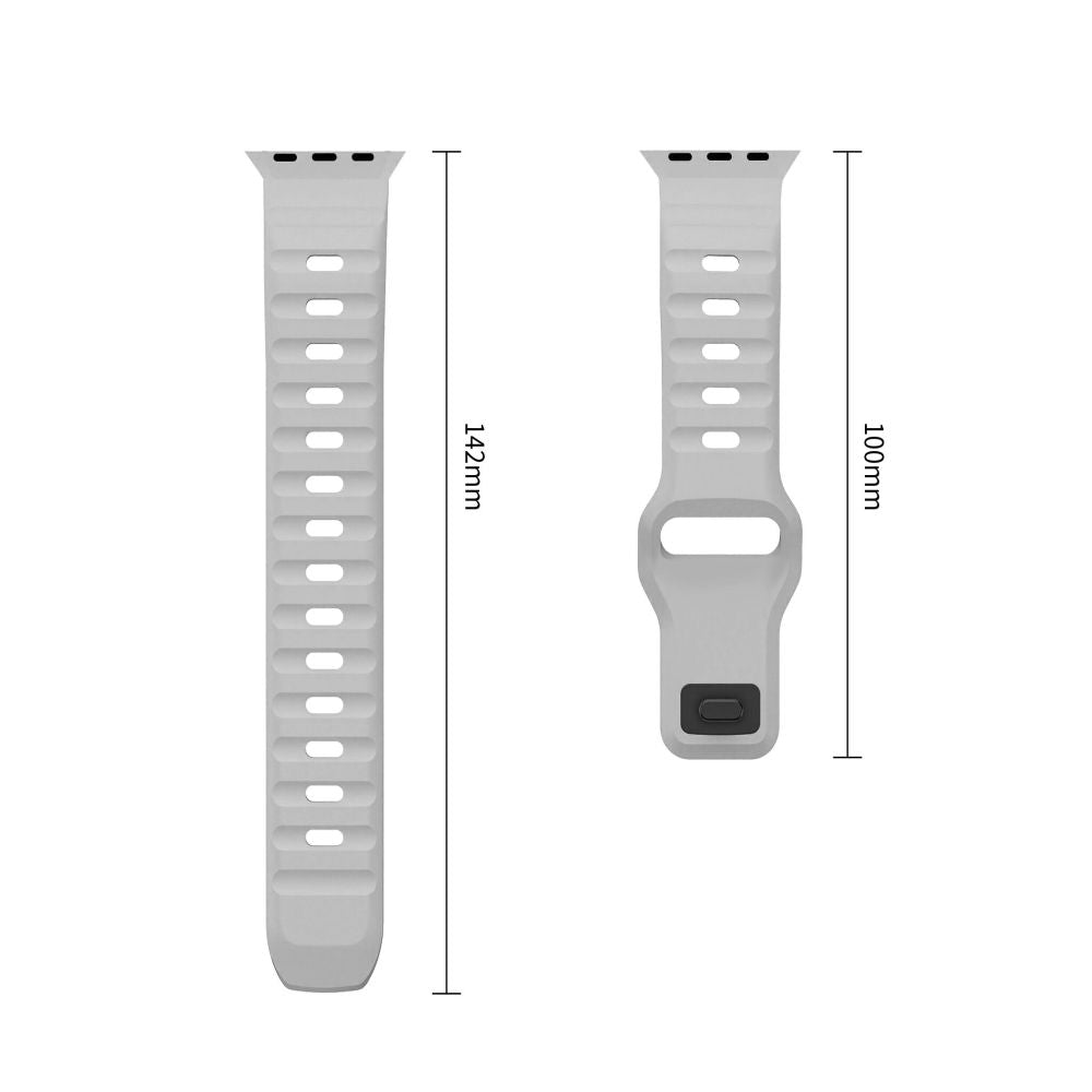 Tech-Protect Silicone Line Strap for Apple Watch 44 / 45 / 46 / 49 mm - Gray_2