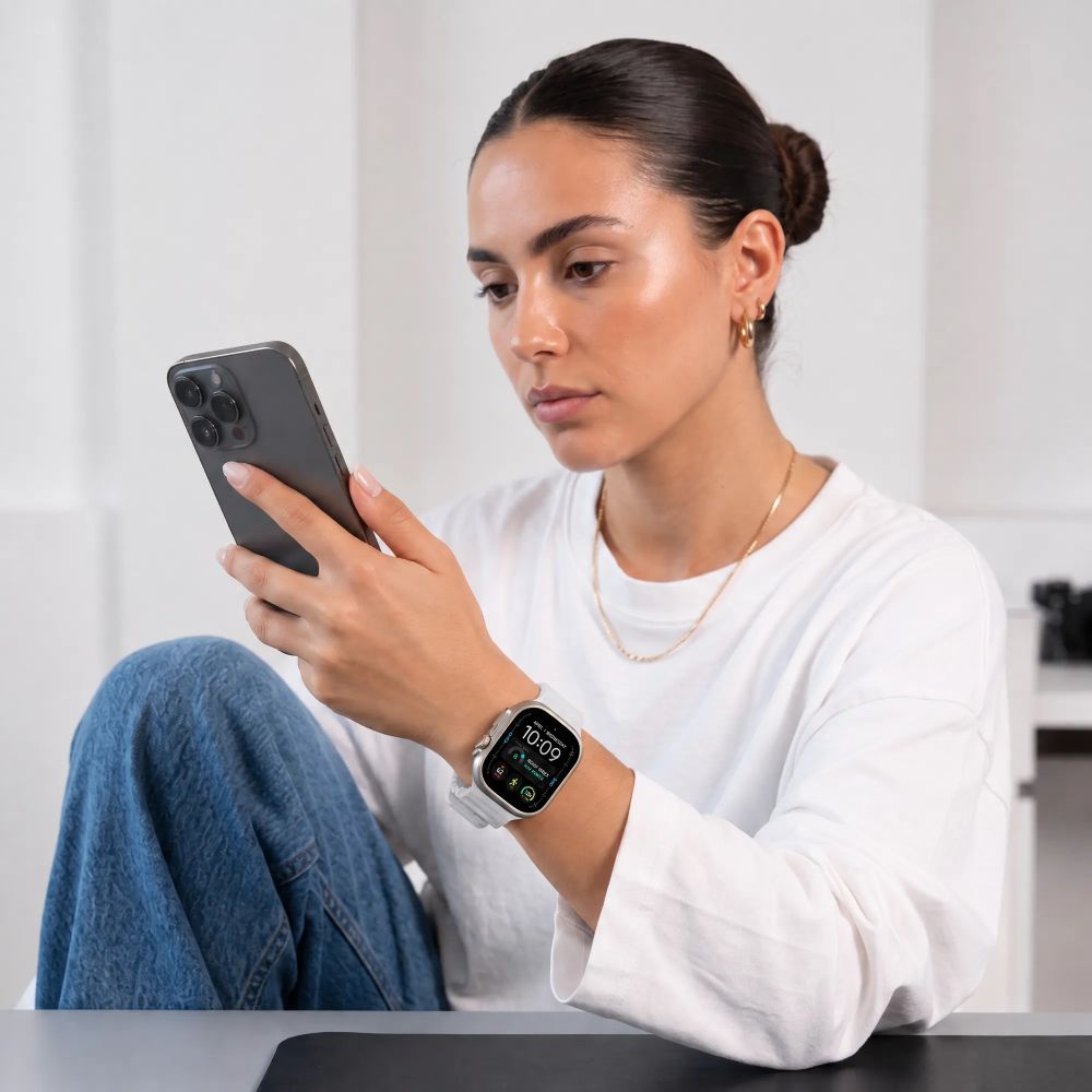 Tech-Protect Silicone Line Strap for Apple Watch 44 / 45 / 46 / 49 mm - Gray_3