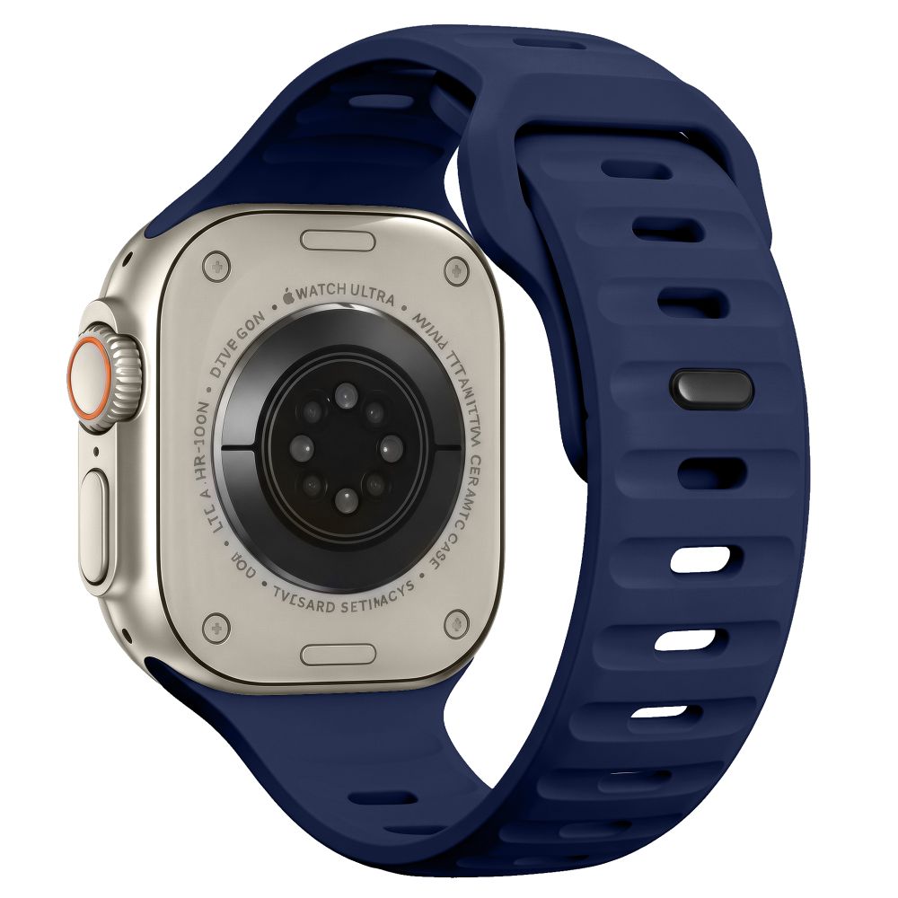 Tech-Protect Silicone Line Strap for Apple Watch 44 / 45 / 46 / 49 mm - Navy Blue_1