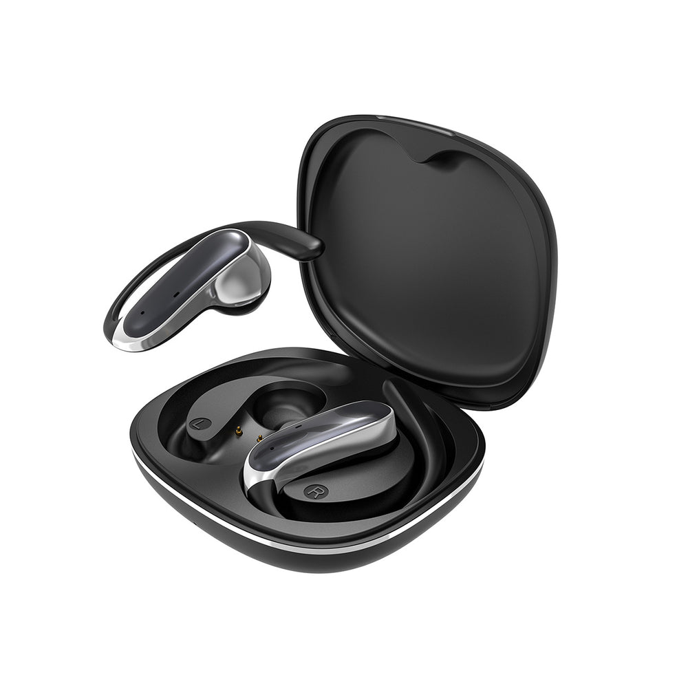 Dudao U17Z Bluetooth 5.3 OWS Headphones with Ear Hooks - Black - OUTLET_0