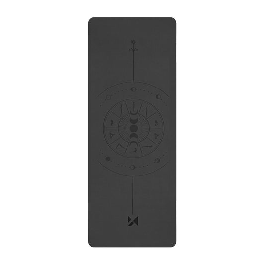 Wozinsky WNSP-NKB 183 x 61 x 0.5 cm natural rubber yoga mat - black - OUTLET_0