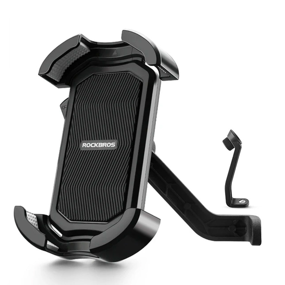 Rockbros 25210032005 Motorcycle Phone Holder for Mirror - Black - OUTLET_0