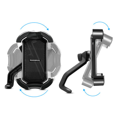 Rockbros 25210032005 Motorcycle Phone Holder for Mirror - Black - OUTLET_4