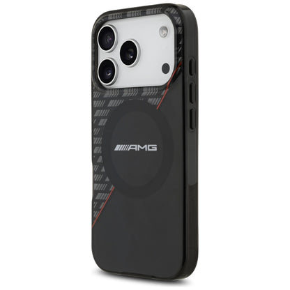 Mercedes AMG IML Double Layer Rhombs MagSafe Case for iPhone 18 Pro / 17 Pro - Black and Red_1