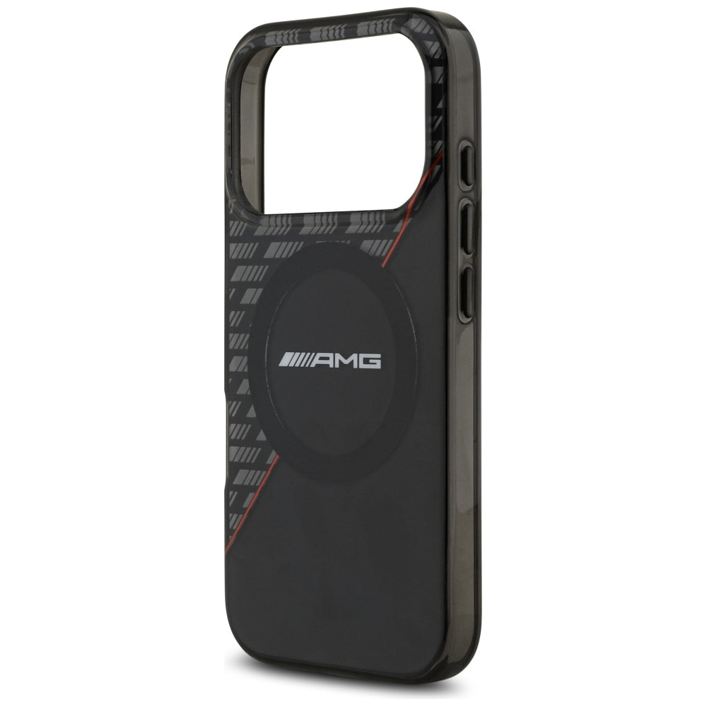 Mercedes AMG IML Double Layer Rhombs MagSafe Case for iPhone 18 Pro / 17 Pro - Black and Red_5