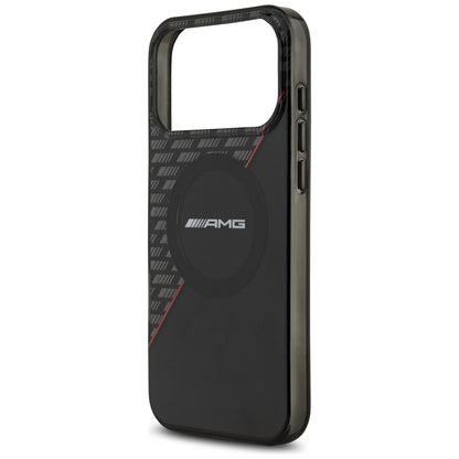 Mercedes AMG IML Double Layer Rhombs MagSafe Case for iPhone 18 Pro Max / 17 Pro Max - Black and Red_5
