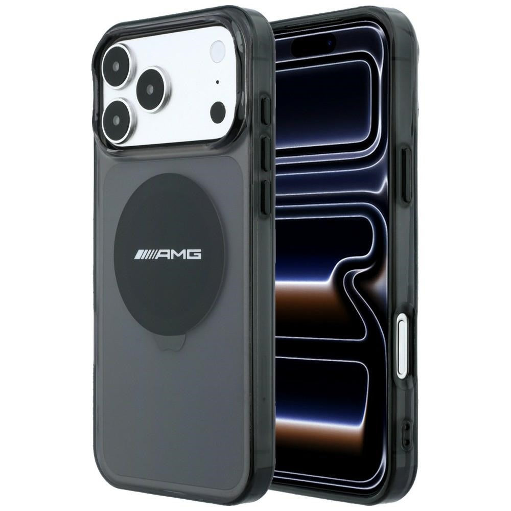 Mercedes AMG IML Transparent Bicolor Block MagSafe Case for iPhone 18 Pro Max / 17 Pro Max - Black_0