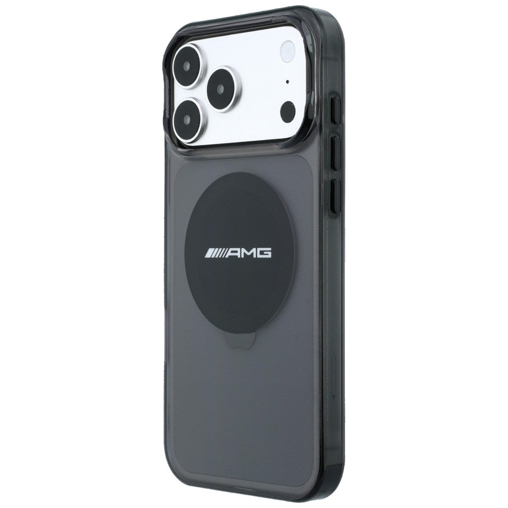 Mercedes AMG IML Transparent Bicolor Block MagSafe Case for iPhone 18 Pro Max / 17 Pro Max - Black_1