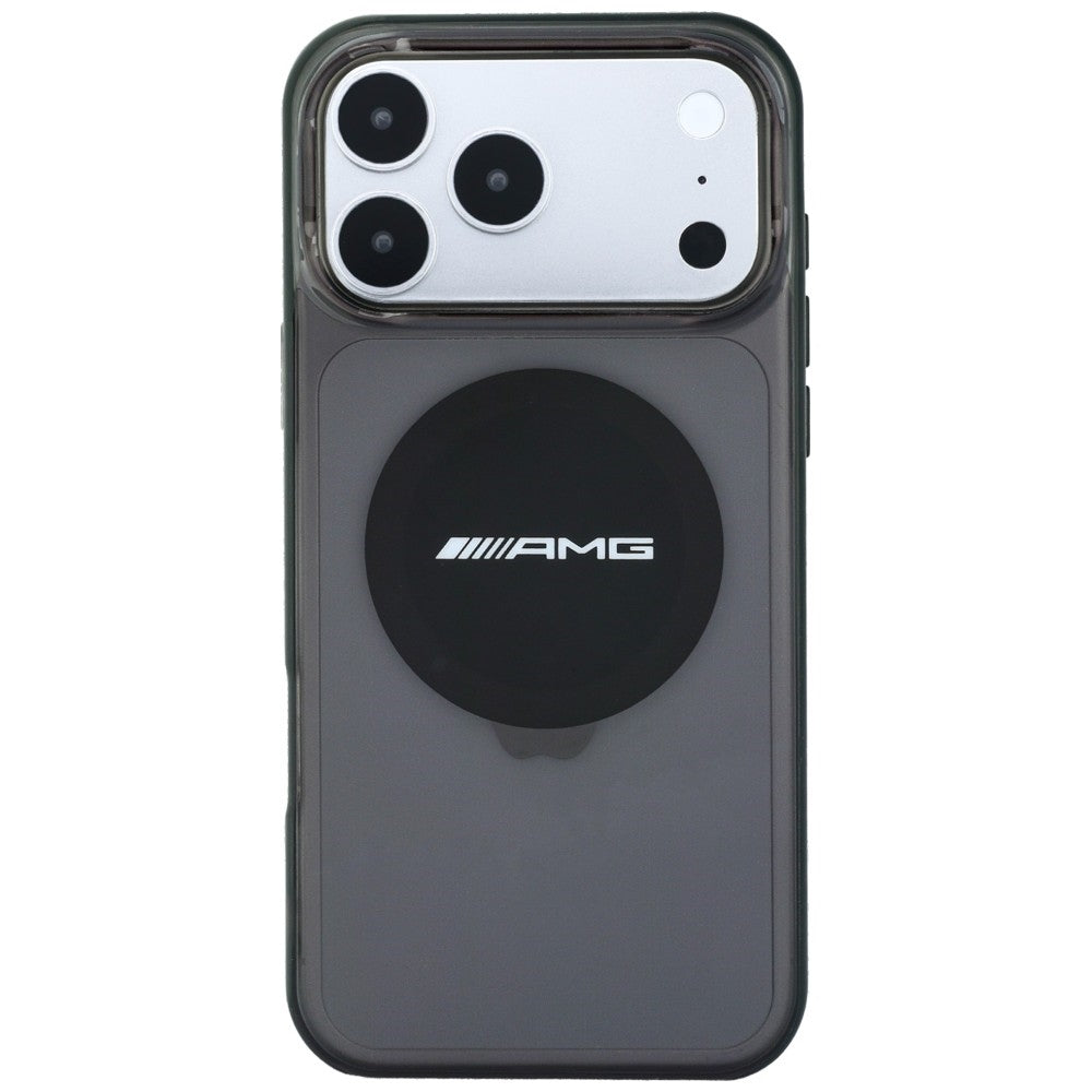 Mercedes AMG IML Transparent Bicolor Block MagSafe Case for iPhone 18 Pro Max / 17 Pro Max - Black_2