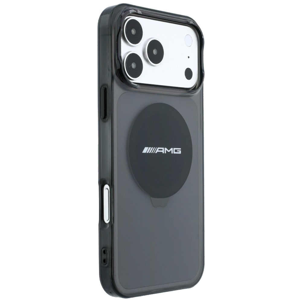 Mercedes AMG IML Transparent Bicolor Block MagSafe Case for iPhone 18 Pro Max / 17 Pro Max - Black_3