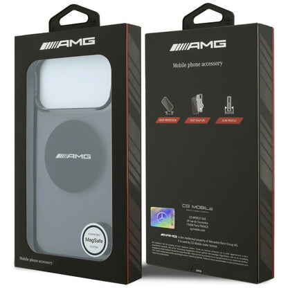 Mercedes AMG IML Transparent Bicolor Block MagSafe Case for iPhone 18 Pro Max / 17 Pro Max - Black_7