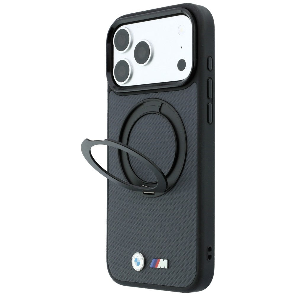 BMW Kevlar Ring Stand 360 MagSafe Case for iPhone 18 Pro / 17 Pro - Dark Gray_1