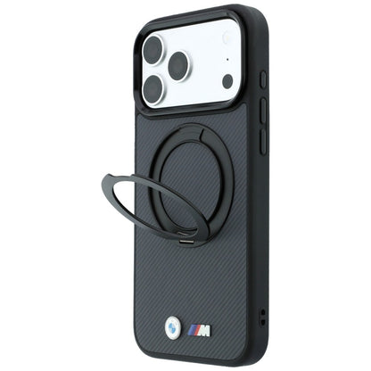 BMW Kevlar Ring Stand 360 MagSafe Case for iPhone 18 Pro / 17 Pro - Dark Gray_1