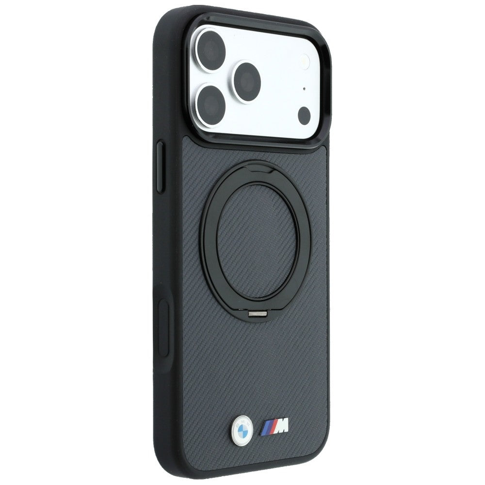 BMW Kevlar Ring Stand 360 MagSafe Case for iPhone 18 Pro / 17 Pro - Dark Gray_3