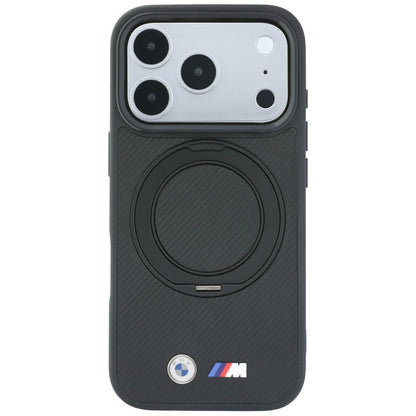 BMW Kevlar Ring Stand 360 MagSafe Case for iPhone 18 Pro / 17 Pro - Black_2