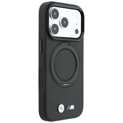 BMW Kevlar Ring Stand 360 MagSafe Case for iPhone 18 Pro / 17 Pro - Black_3
