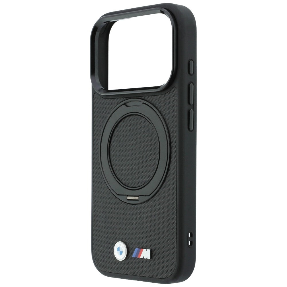 BMW Kevlar Ring Stand 360 MagSafe Case for iPhone 18 Pro / 17 Pro - Black_5