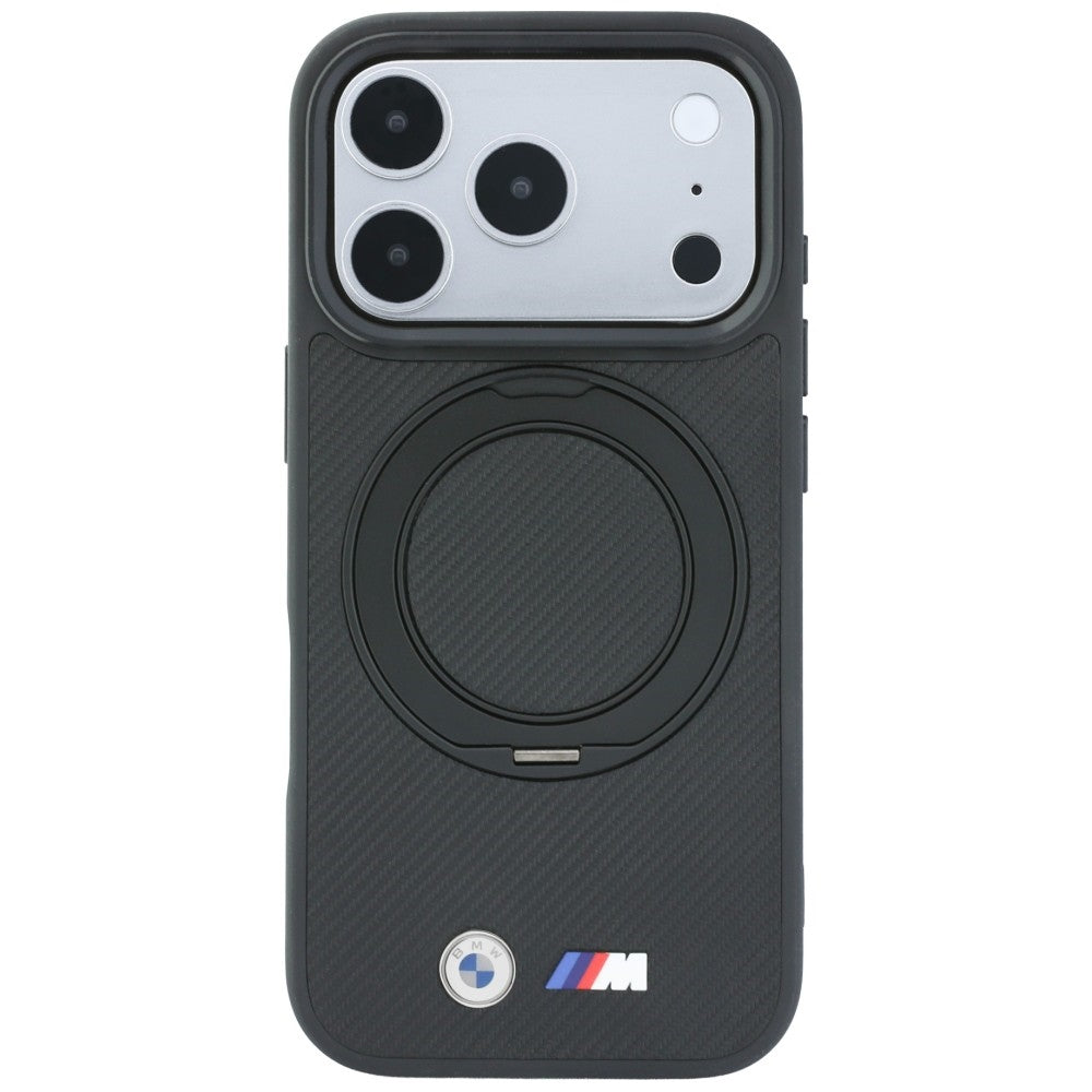 BMW Kevlar Ring Stand 360 MagSafe Case for iPhone 18 Pro Max / 17 Pro Max - Black_2