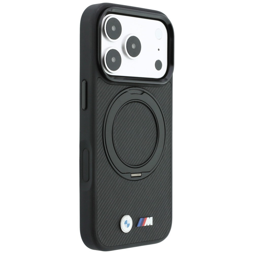 BMW Kevlar Ring Stand 360 MagSafe Case for iPhone 18 Pro Max / 17 Pro Max - Black_3