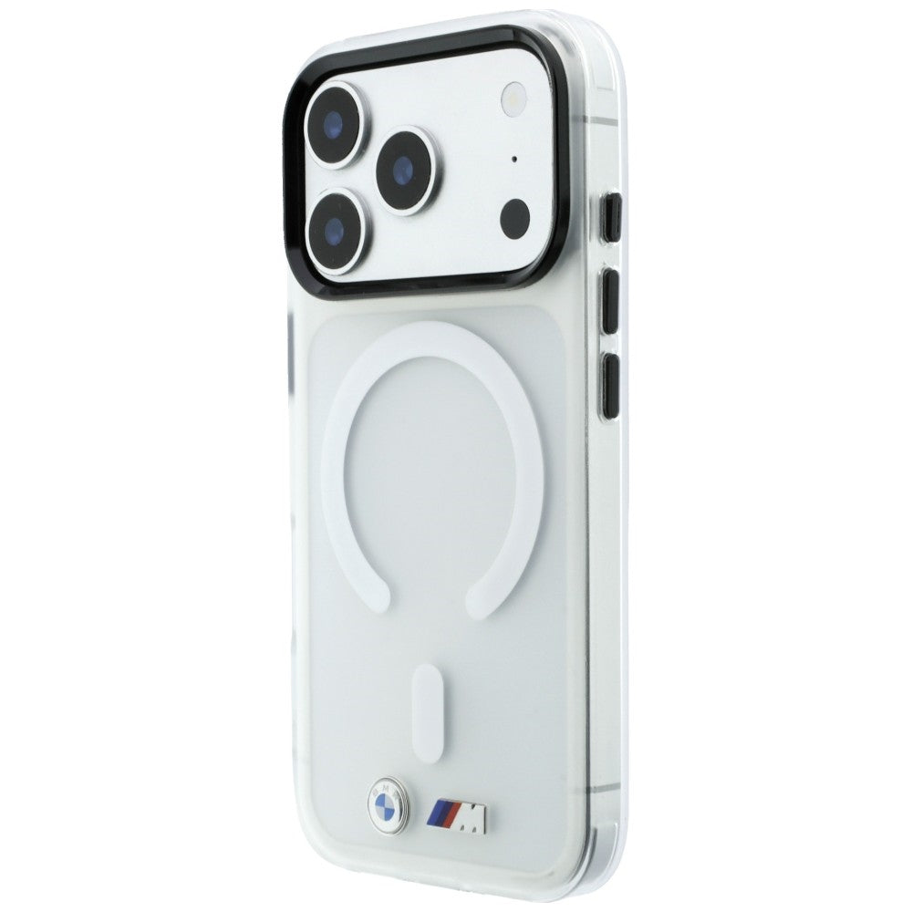 BMW M IML Frosted Metal Logo &amp; Trims MagSafe Case for iPhone 18 Pro / 17 Pro - Transparent_1