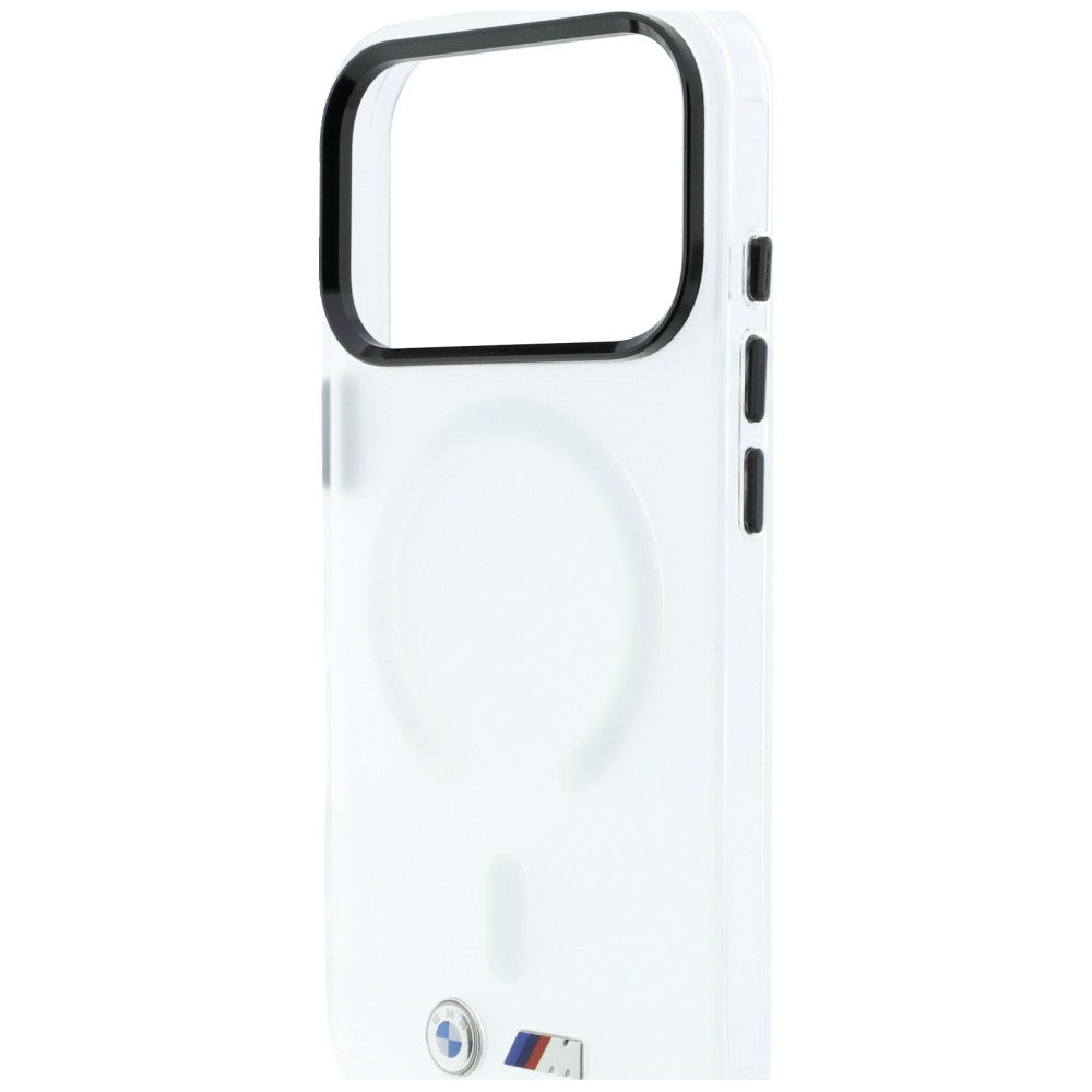 BMW M IML Frosted Metal Logo &amp; Trims MagSafe Case for iPhone 18 Pro / 17 Pro - Transparent_5