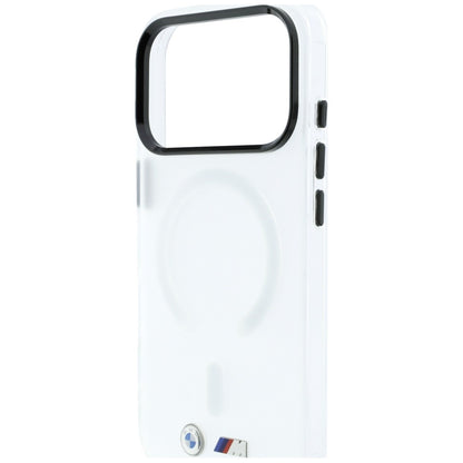 BMW M IML Frosted Metal Logo &amp; Trims MagSafe Case for iPhone 18 Pro / 17 Pro - Transparent_5