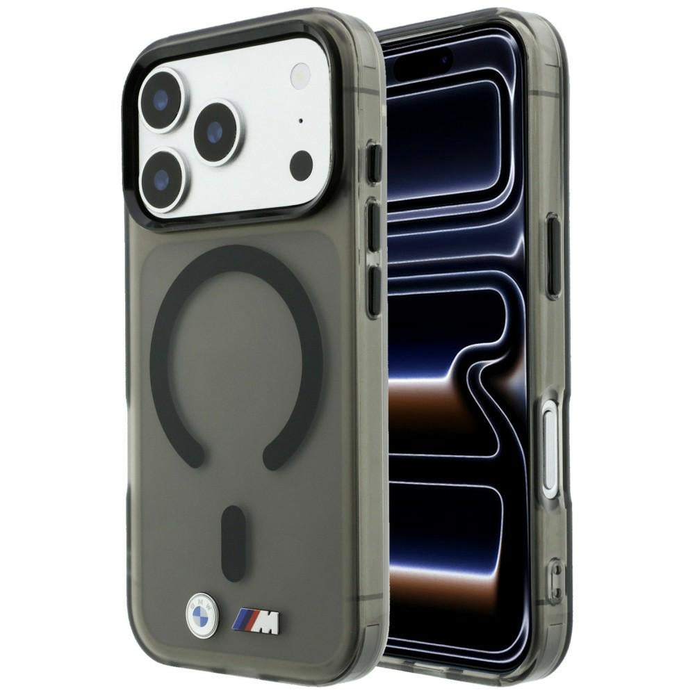 BMW M IML Frosted Metal Logo &amp; Trims MagSafe Case for iPhone 18 Pro Max / 17 Pro Max - Black_0