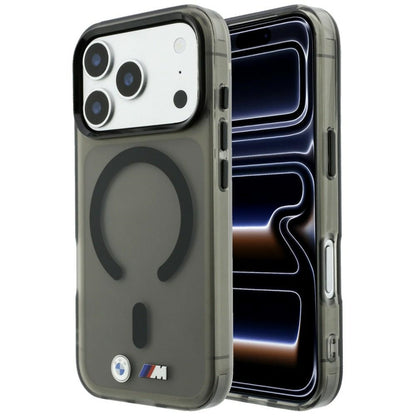 BMW M IML Frosted Metal Logo &amp; Trims MagSafe Case for iPhone 18 Pro Max / 17 Pro Max - Black_0