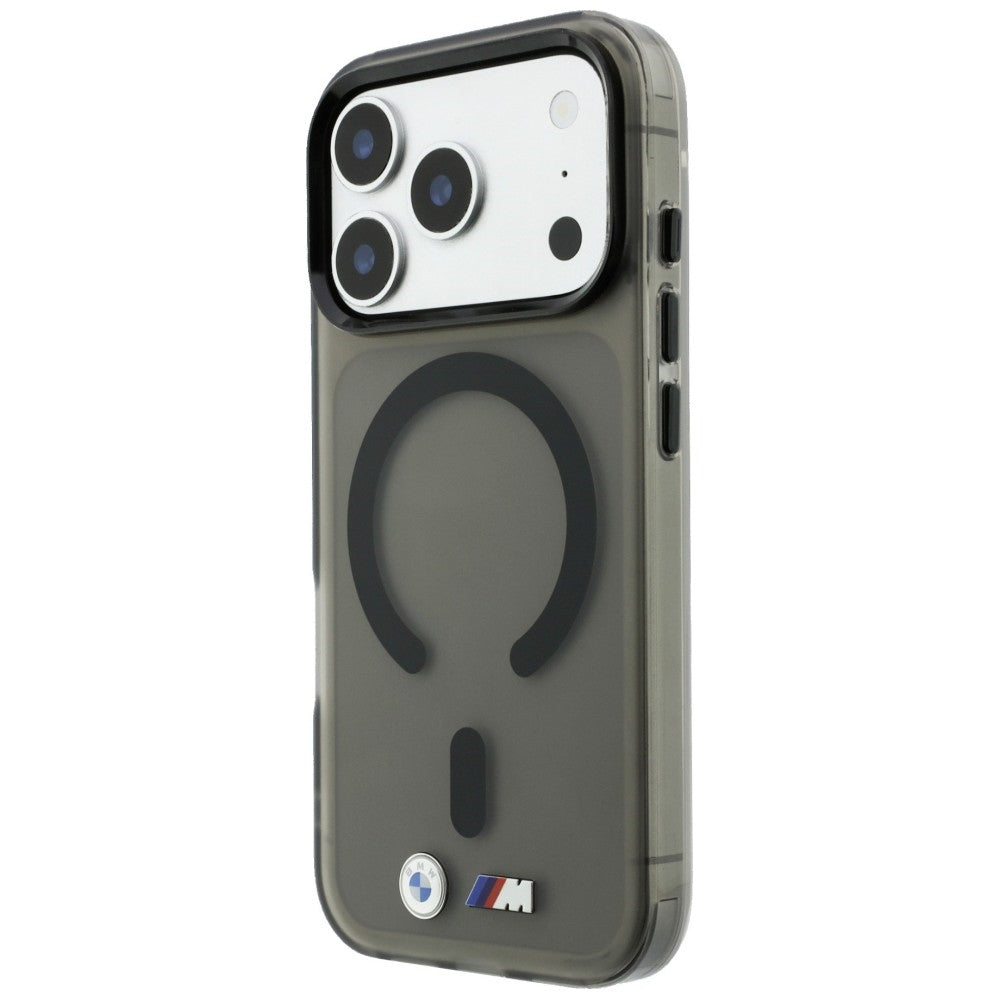 BMW M IML Frosted Metal Logo &amp; Trims MagSafe Case for iPhone 18 Pro Max / 17 Pro Max - Black_1