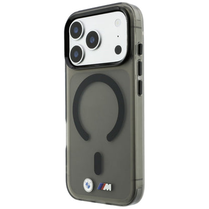 BMW M IML Frosted Metal Logo &amp; Trims MagSafe Case for iPhone 18 Pro Max / 17 Pro Max - Black_1