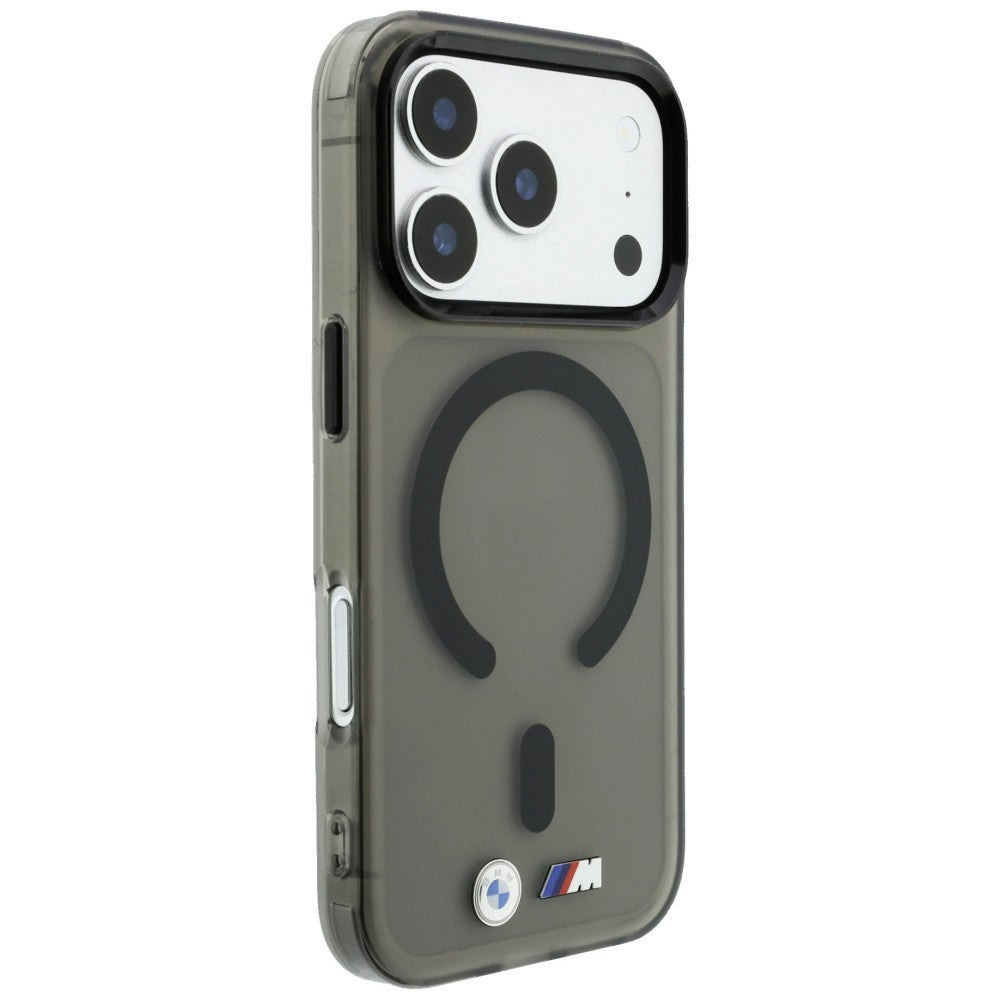 BMW M IML Frosted Metal Logo &amp; Trims MagSafe Case for iPhone 18 Pro Max / 17 Pro Max - Black_3