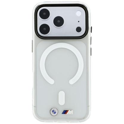 BMW M IML Frosted Metal Logo &amp; Trims MagSafe Case for iPhone 18 Pro Max / 17 Pro Max - Transparent_2