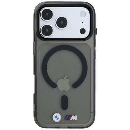 BMW M IML Glossy Metal Logo &amp; Trims MagSafe Case for iPhone 18 Pro Max / 17 Pro Max - Black_2