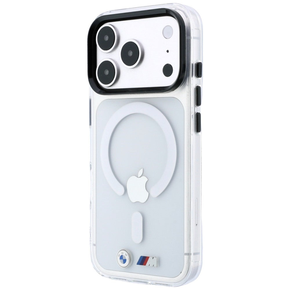 BMW M IML Glossy Metal Logo &amp; Trims MagSafe Case for iPhone 18 Pro Max / 17 Pro Max - Transparent_1