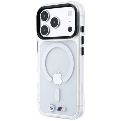 BMW M IML Glossy Metal Logo &amp; Trims MagSafe Case for iPhone 18 Pro Max / 17 Pro Max - Transparent_1
