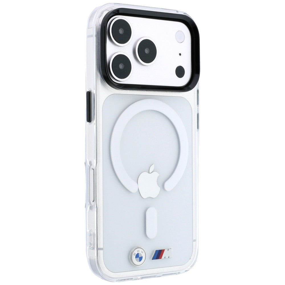 BMW M IML Glossy Metal Logo &amp; Trims MagSafe Case for iPhone 18 Pro Max / 17 Pro Max - Transparent_3