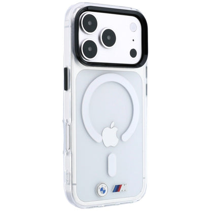 BMW M IML Glossy Metal Logo &amp; Trims MagSafe Case for iPhone 18 Pro Max / 17 Pro Max - Transparent_3