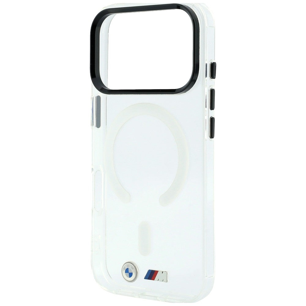 BMW M IML Glossy Metal Logo &amp; Trims MagSafe Case for iPhone 18 Pro Max / 17 Pro Max - Transparent_5