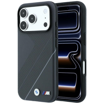 BMW M Tire Track with Silver Line MagSafe Case for iPhone 18 Pro / 17 Pro - Dark Gray_0